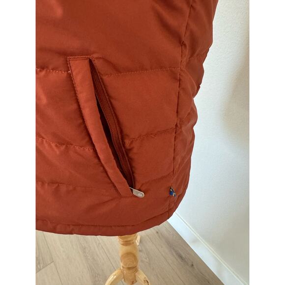 Fjällräven Greenland Down Liner Vest Women Orange Small *marks - Picture 4 of 14